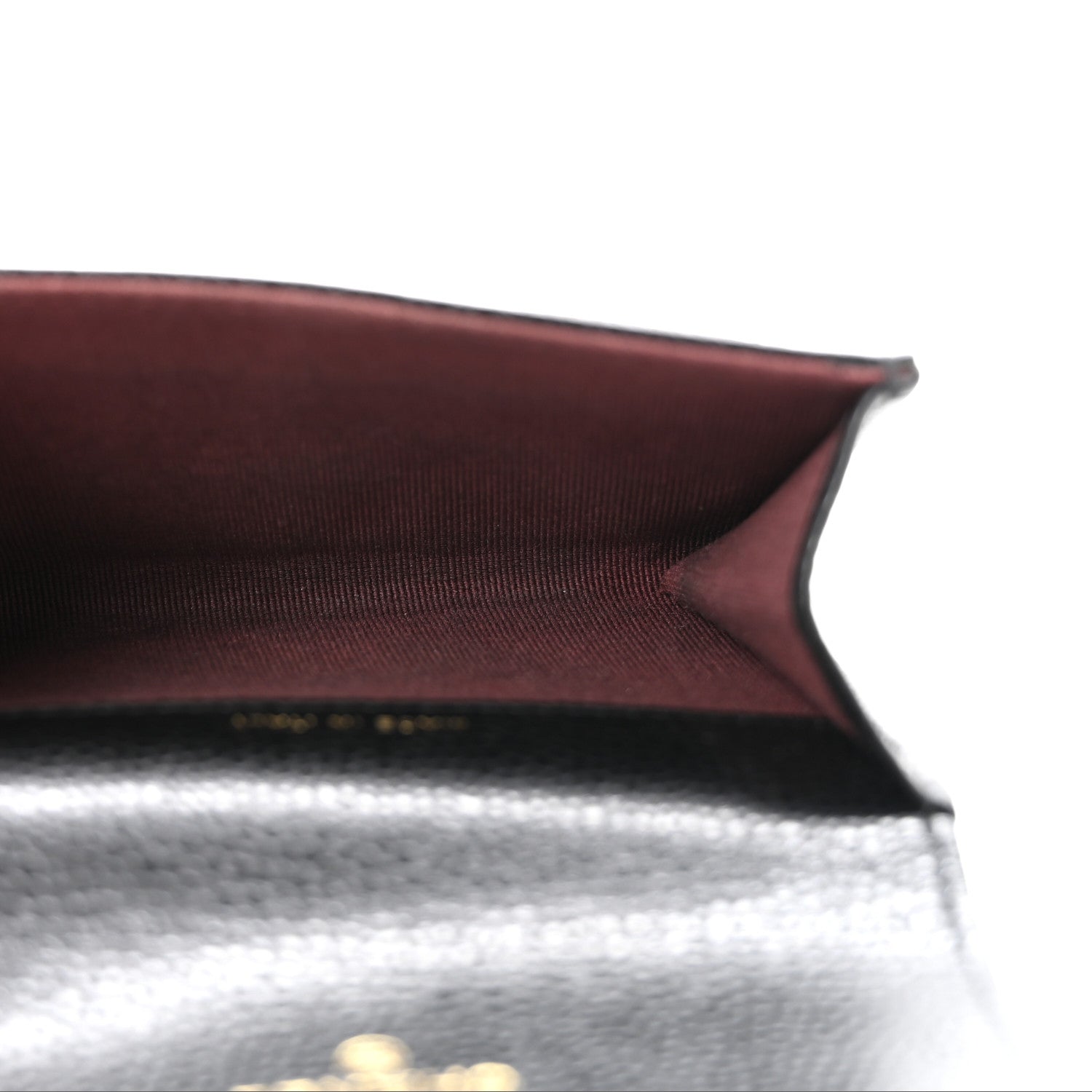 Chanel Caviar Quilted Flap Card Holder Wallet Black Black 5 of 12