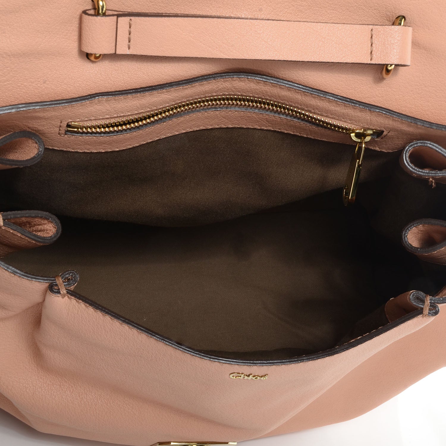 Chloe Leather Elsie Satchel Blush 5 of 9