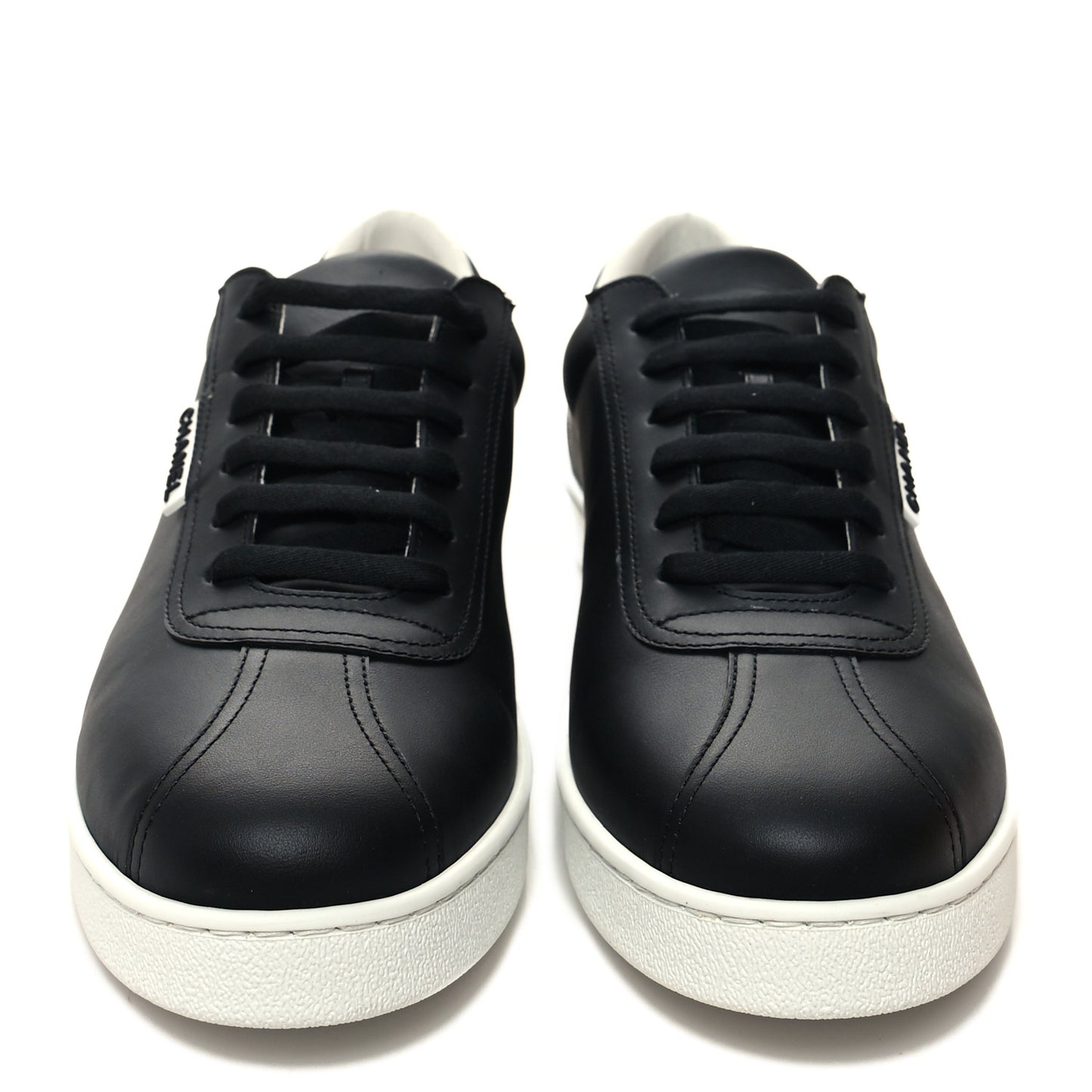Calfskin Mens CC Sneakers 45 Black