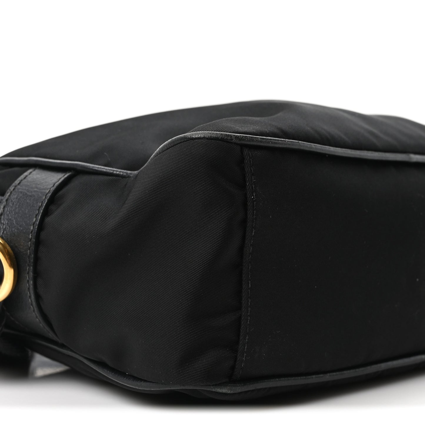 Tessuto Nylon Soft Calf Camera Bag Black