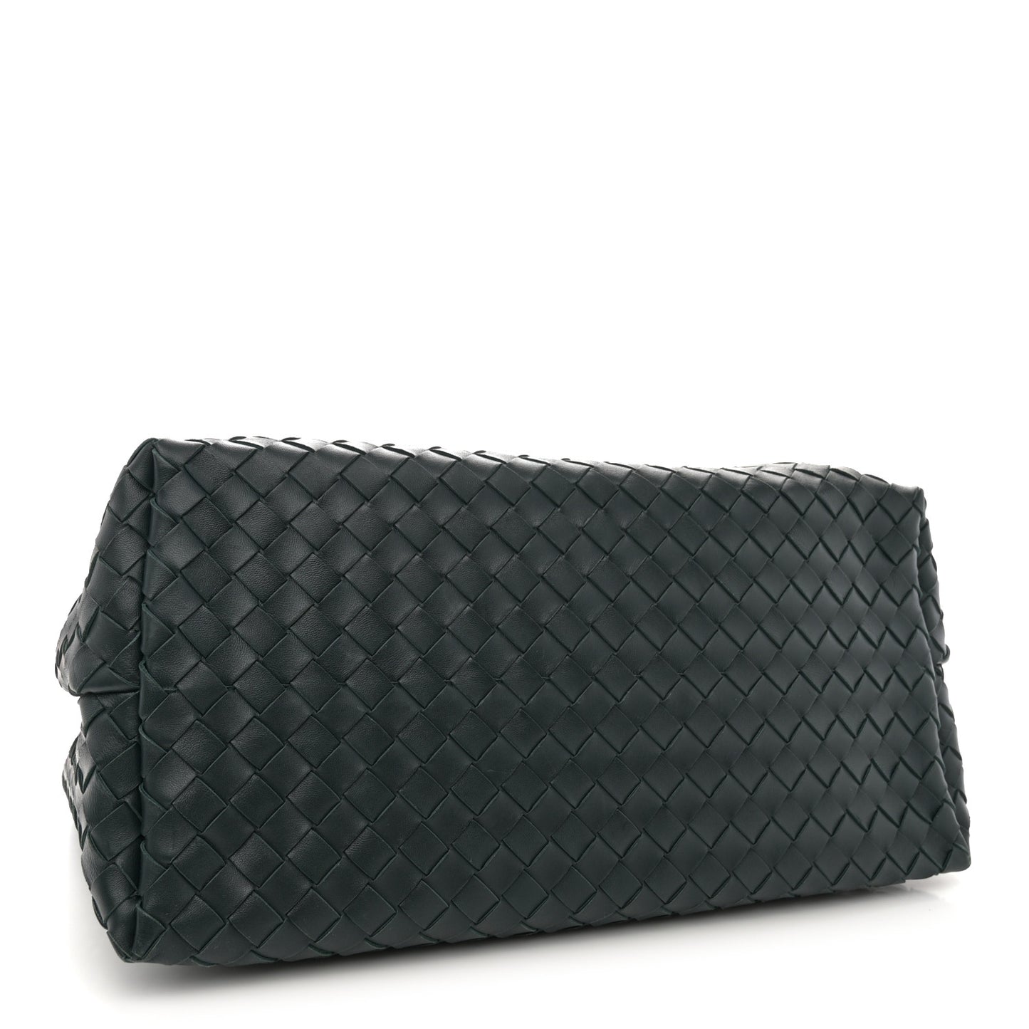 Nappa Intrecciato Large Andiamo Shoulder Bag Inkwell