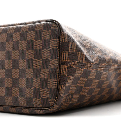 Louis Vuitton Damier Ebene Neo Neverfull MM Rose Ballerine 22 of 25