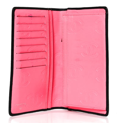 Chanel Calfskin Quilted Cambon Yen Wallet Black 5 of 10