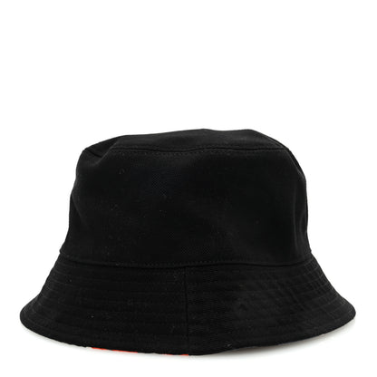 Chanel Canvas CC Bucket Hat Black Black Orange 6 of 8