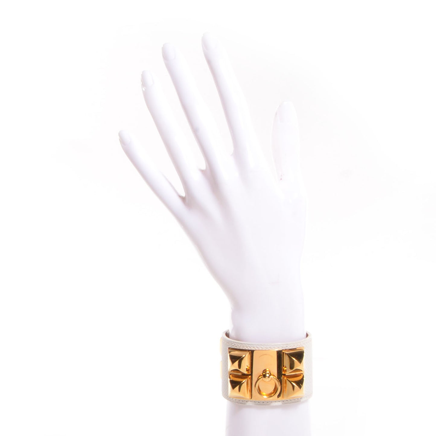 Epsom Collier de Chien CDC Bracelet White