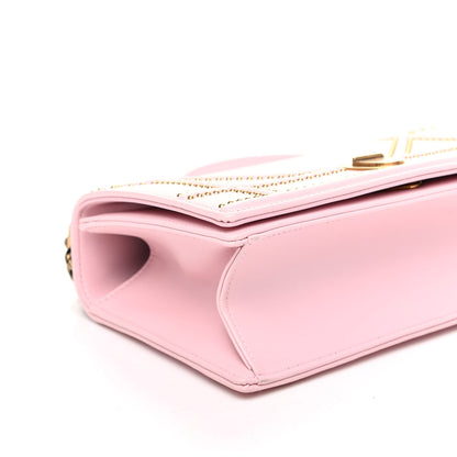 Christian Dior Lambskin Studded Small Diorama Flap Bag Baby Pink 8 of 9