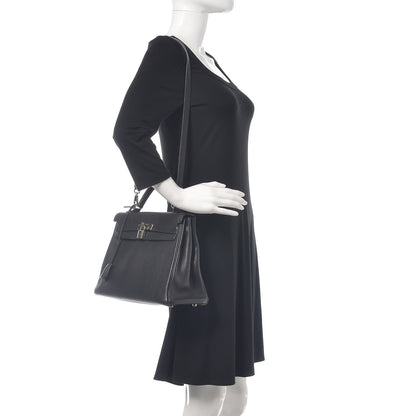 Hermes Togo Kelly Retourne 32 Black 2 of 35