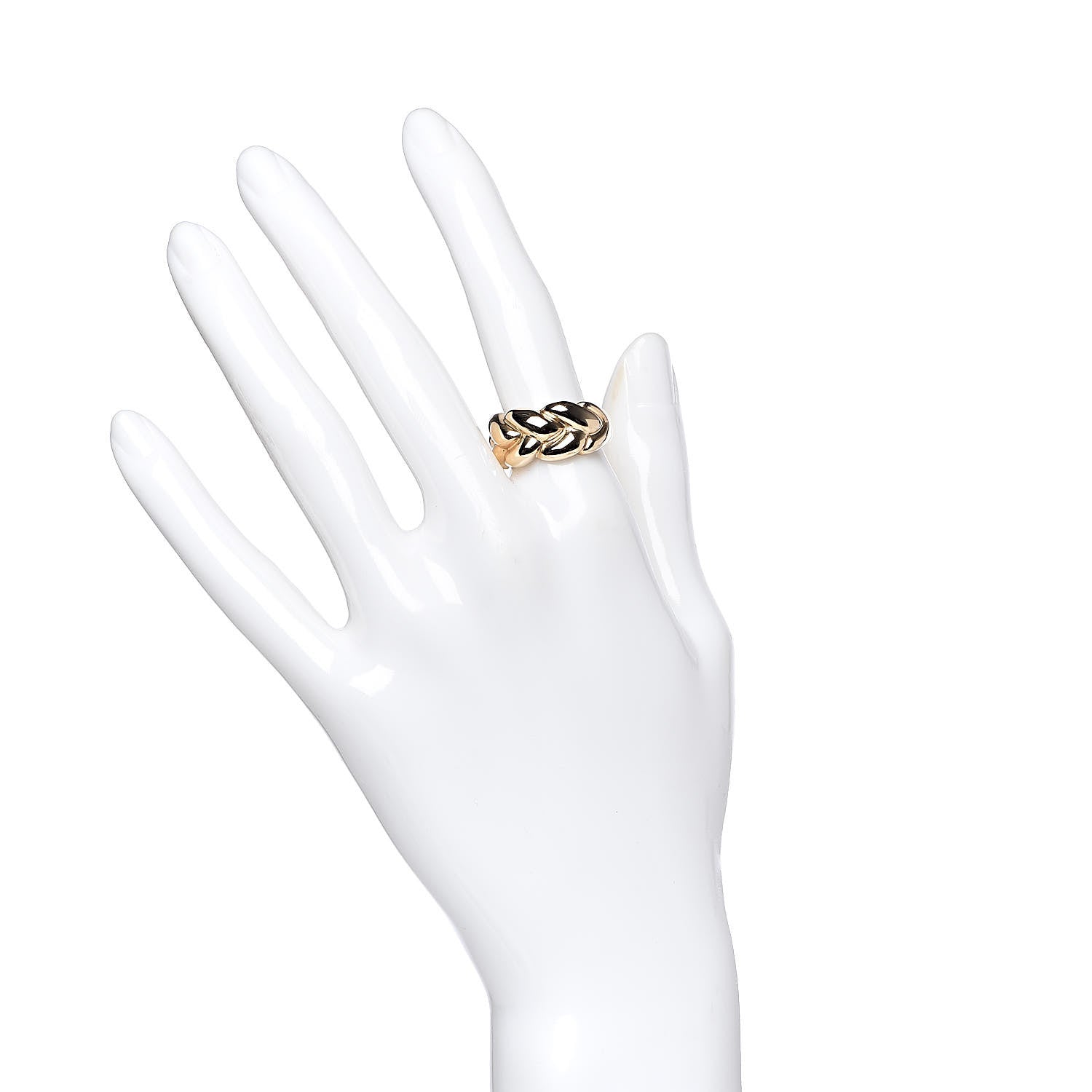 Cartier 18K Yellow Gold Braided Band Ring 54 6.75 2 of 6