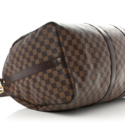Louis Vuitton Damier Ebene Keepall Bandouliere 55 8 of 10