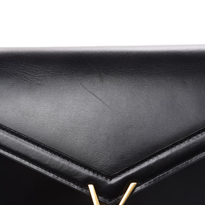 Saint Laurent Smooth Calfskin Monogram Cassandra Clasp Bag Black 11 of 12