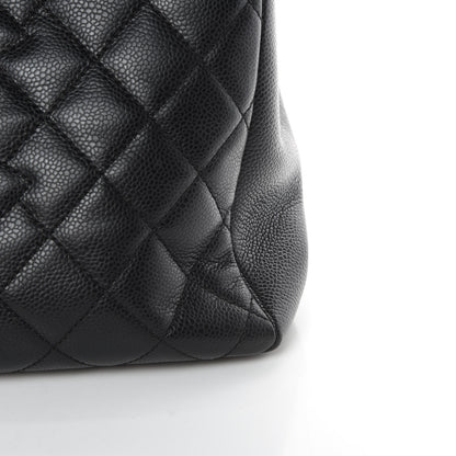 Chanel Caviar Quilted Grand Shopping Tote GST Black 12 of 14