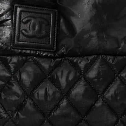 Chanel Nylon Coco Cocoon Zipped Tote Black 7 of 15