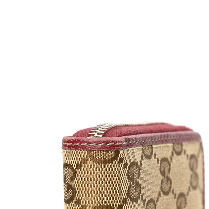 Gucci Monogram Large Twins Zip Around Wallet Red 5 of 6