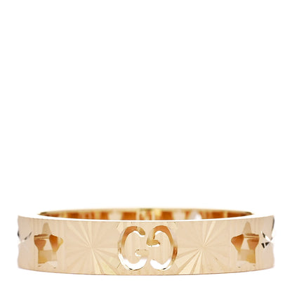 Gucci 18K Yellow Gold Icon Stars Band Ring 52 6 1 of 6