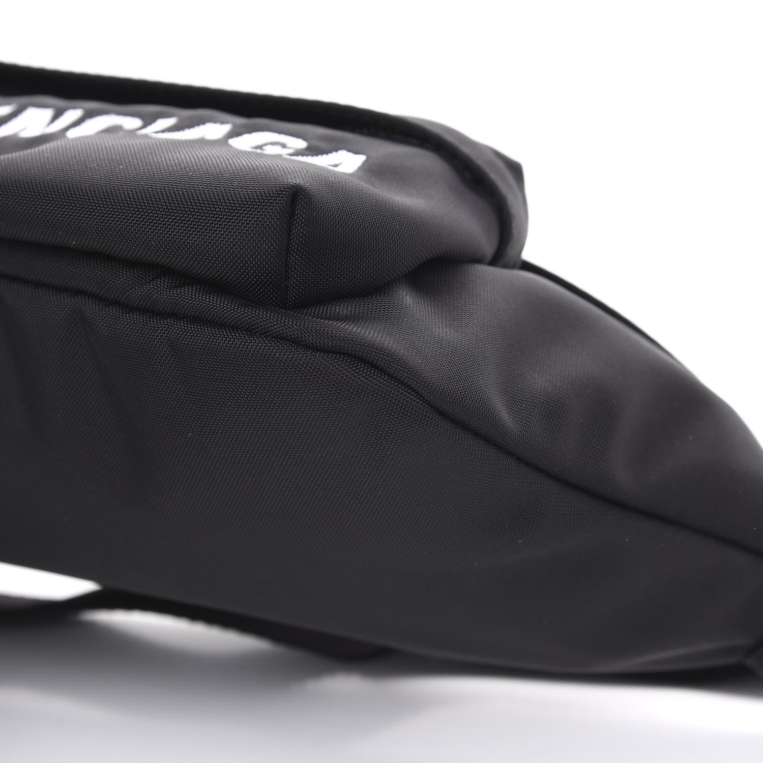Balenciaga Sport Nylon Logo Embroidered Wheel Beltpack Black 9 of 9