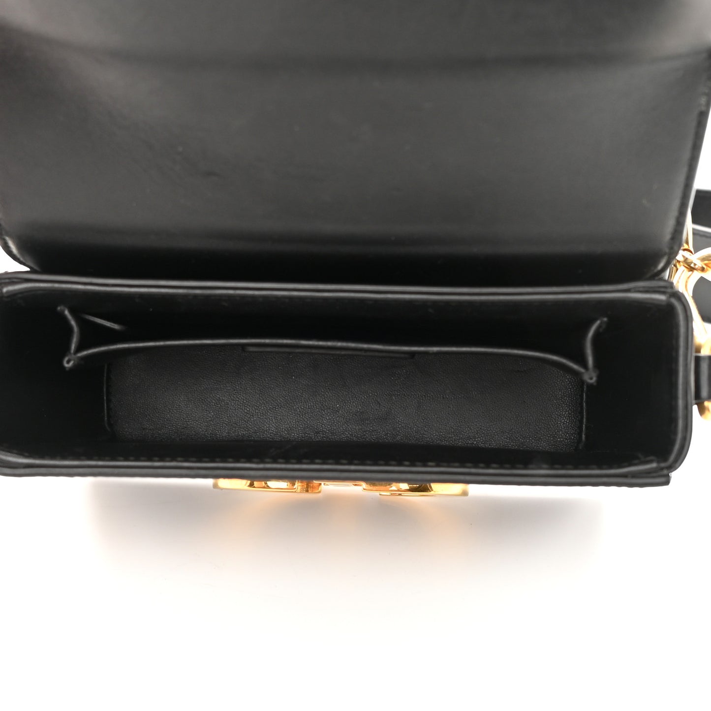 Box Calfskin 30 Montaigne Box Bag Black