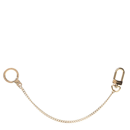Louis Vuitton Metal Pochette Extender Key Ring Chain Gold 1 of 4