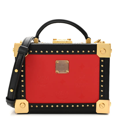 MCM Odeon Calfskin Small Berlin Crossbody Red 1 of 11