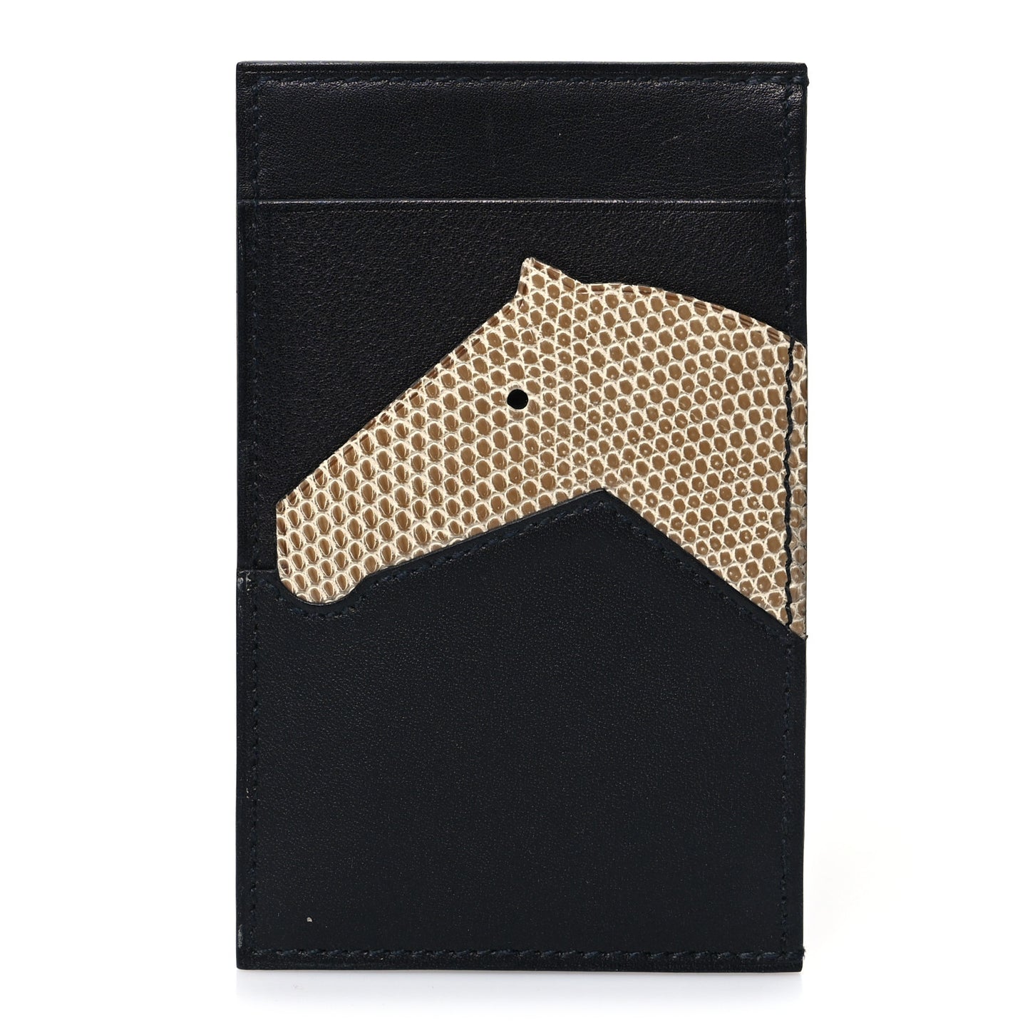Polished Lizard Evercolor Sombrero II Les Petits Chevaux Card Holder Black Ficelle