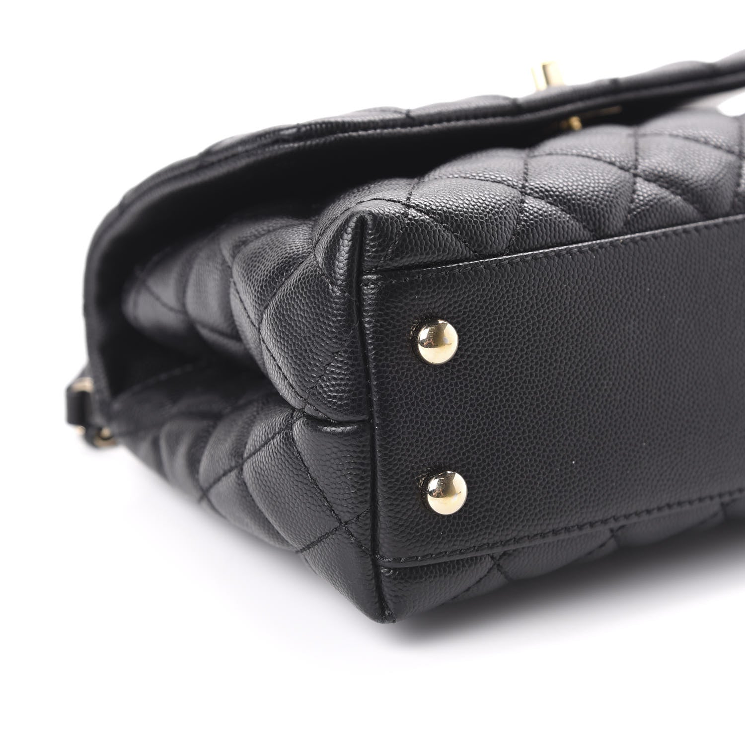 Chanel Caviar Quilted Mini Coco Handle Flap Black 6 of 11