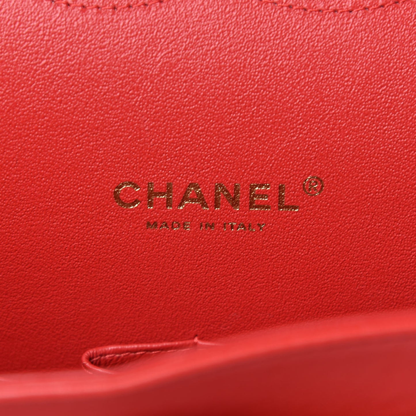 Lambskin Quilted Maxi Double Flap Red