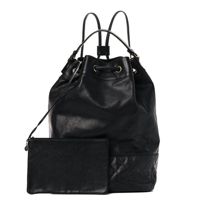 Chanel Caviar Quilted Drawstring Backpack Black 1 of 24