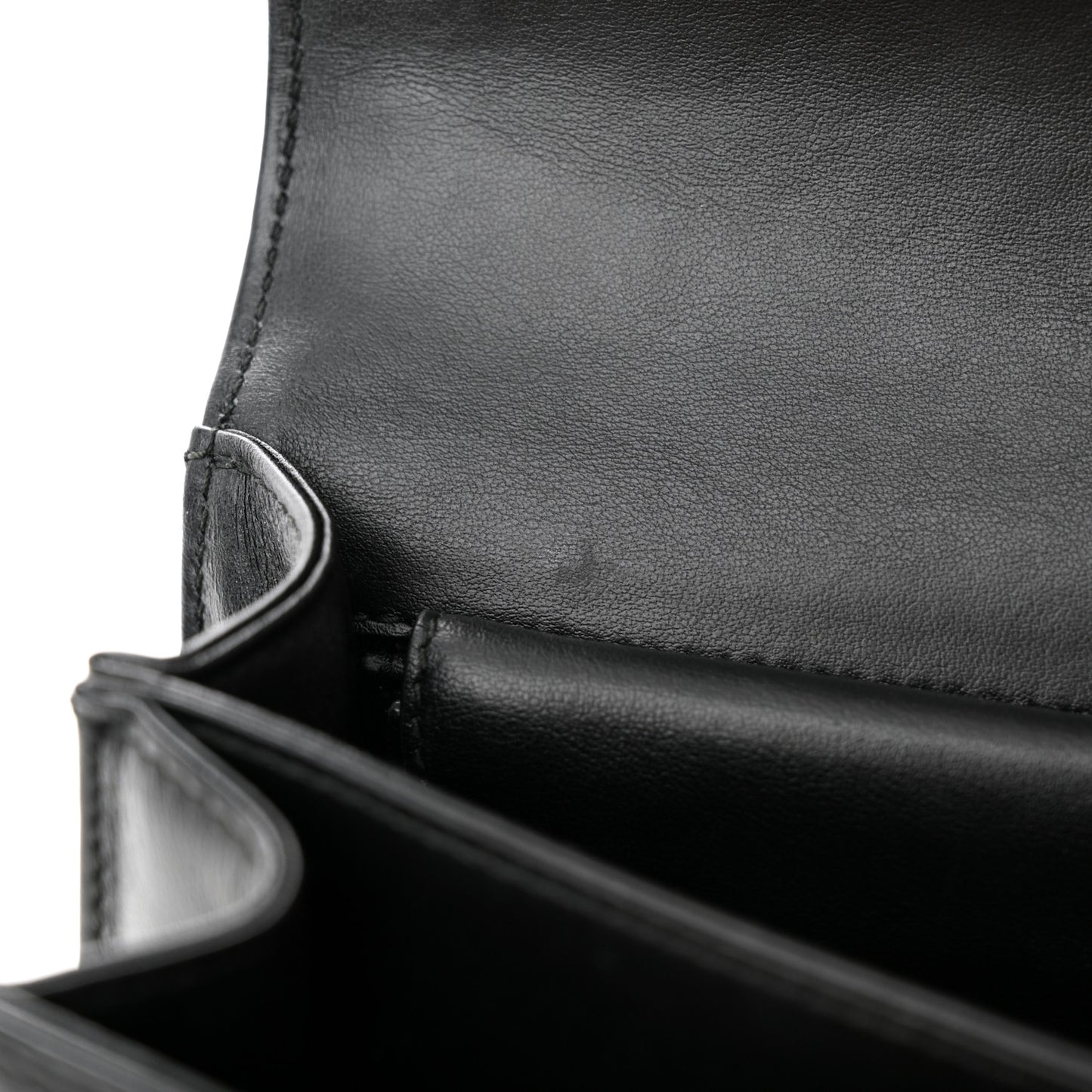 Soft Calfskin Impunture Diagramme Cahier Bag Black