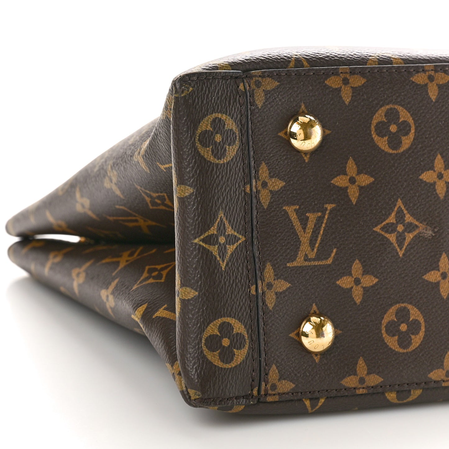Monogram Flower Tote Caramel