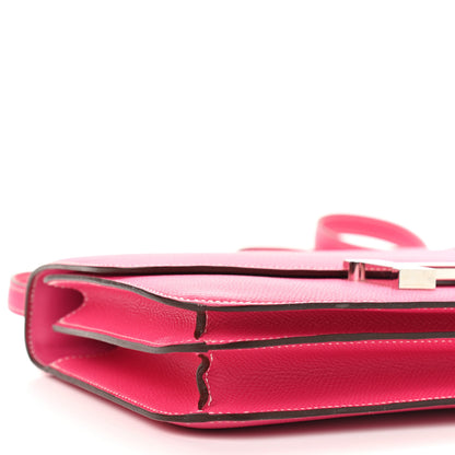 Hermes Epsom Constance Elan 25 Rose Tyrien 9 of 12