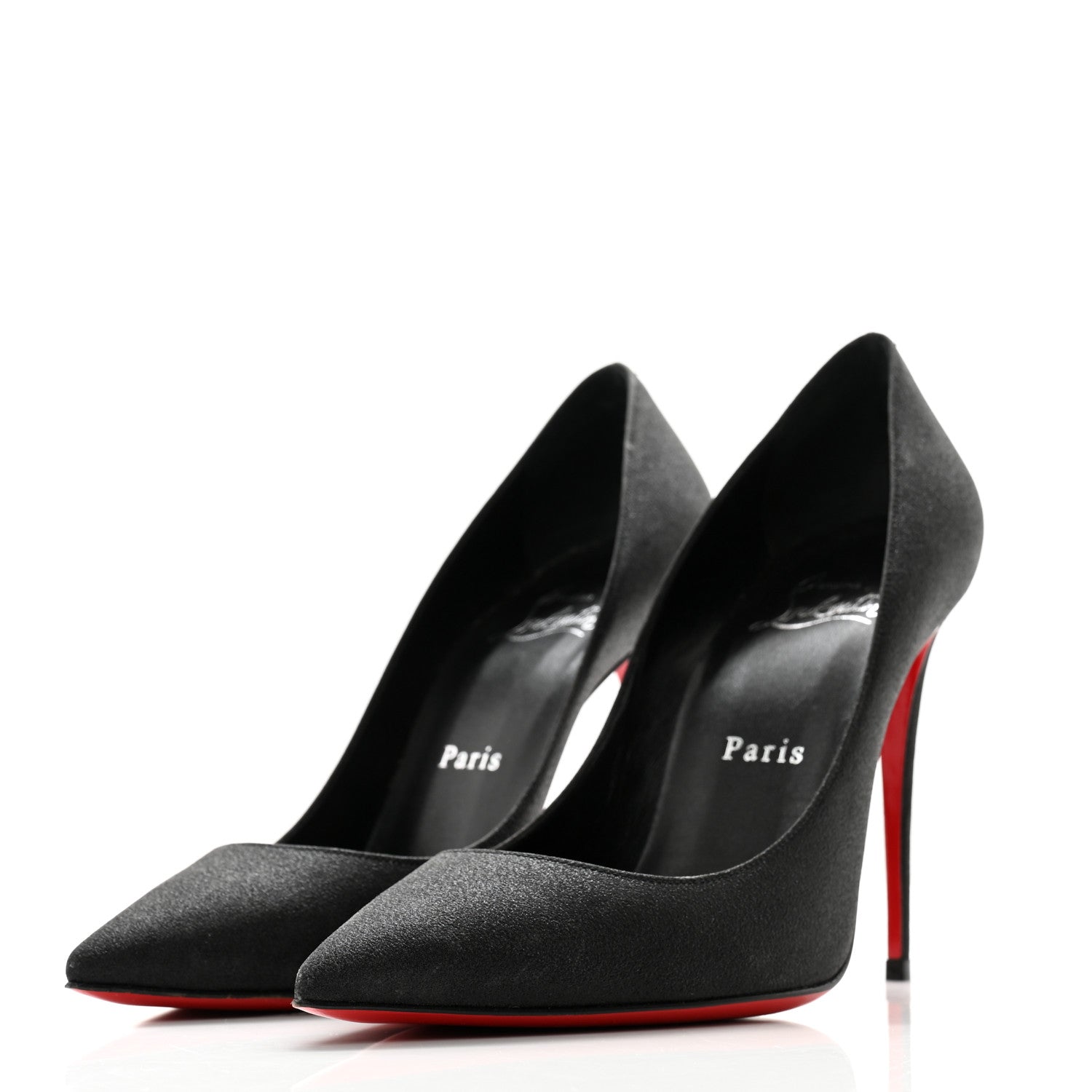 Christian Louboutin Glitter So Kate 120 Pumps 37.5 Black 3 of 10