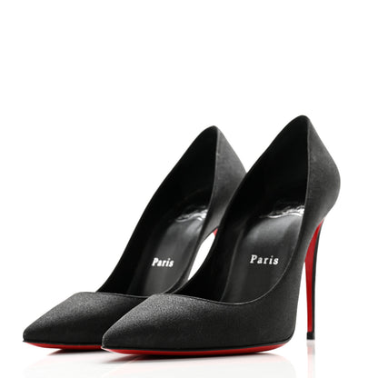 Christian Louboutin Glitter So Kate 120 Pumps 37.5 Black 3 of 10