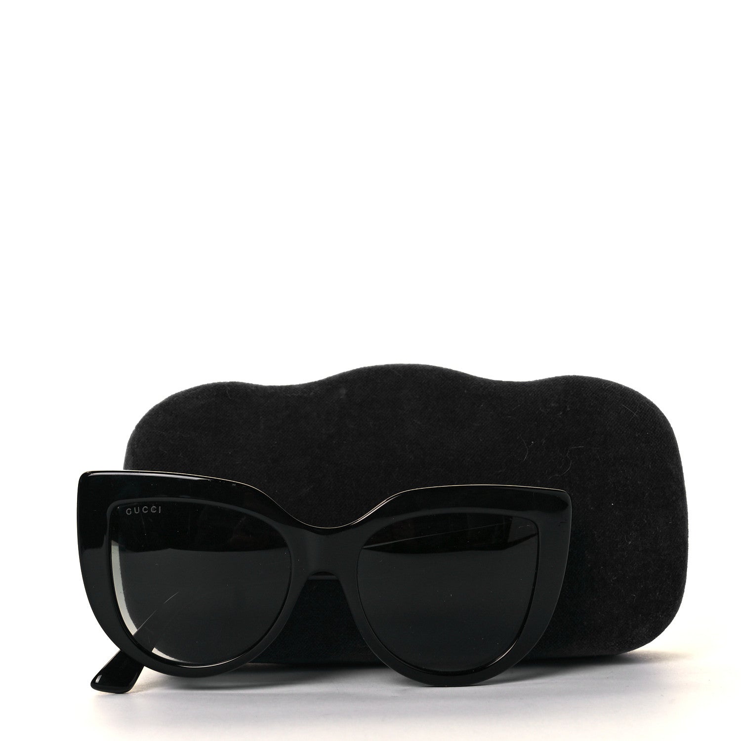 Gucci Cat Eye Sunglasses GG0164S Black 7 of 7