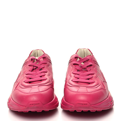 Gucci Calfskin Logo Womens Rhyton Sneakers 38.5 Box Pink 2 of 10