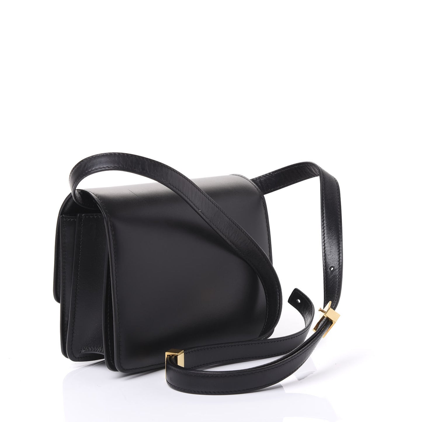 Box Calfskin Small Classic Box Flap Bag Black