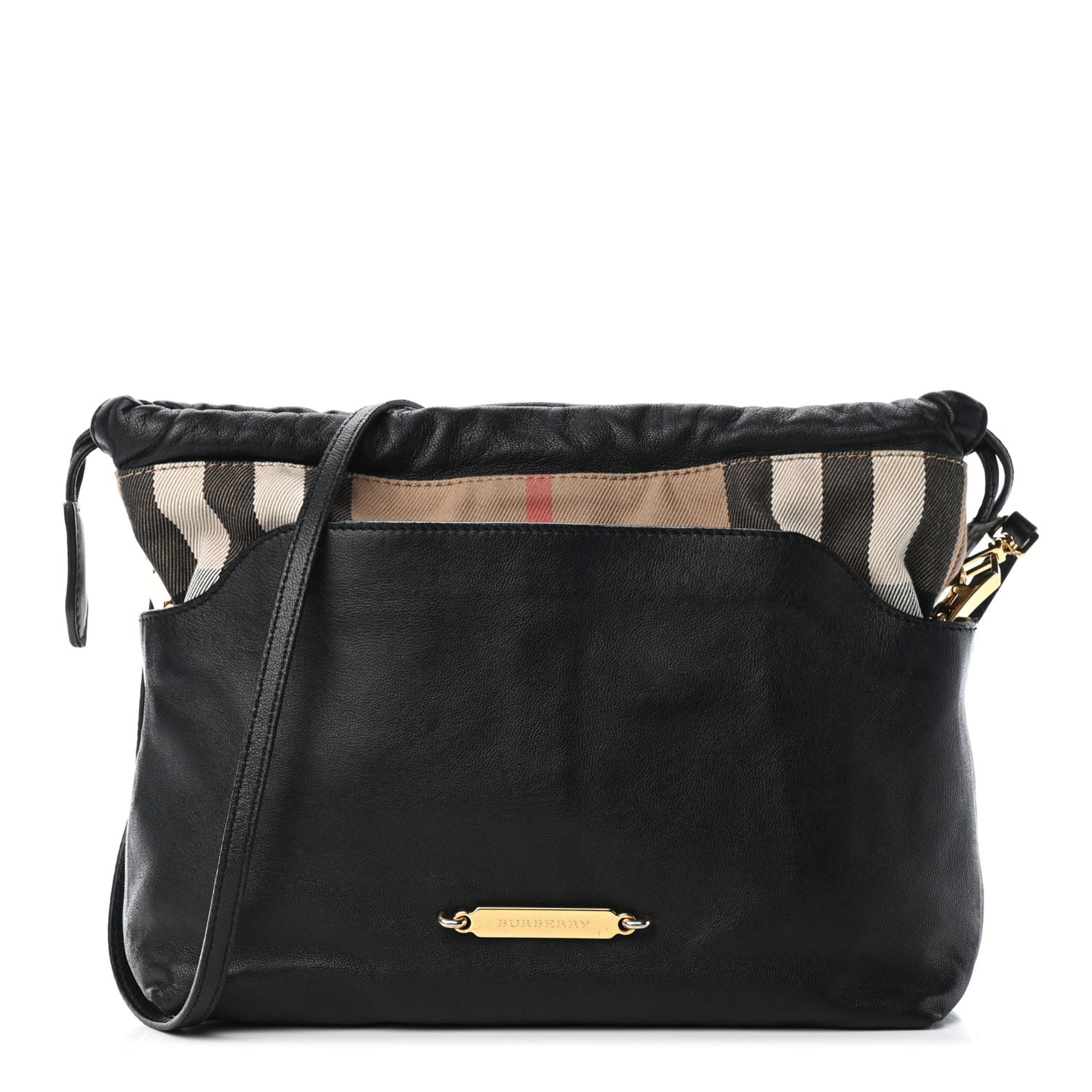 Calfskin House Check Little Crush Black