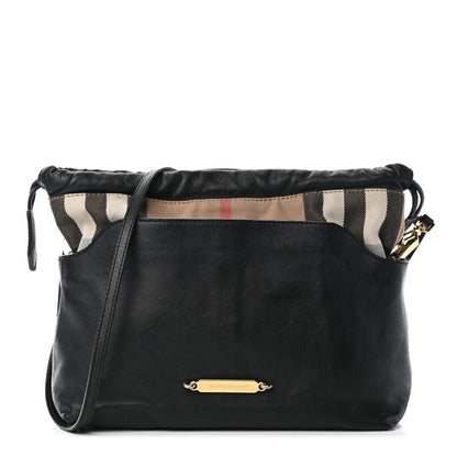 Burberry Calfskin House Check Little Crush Black 1 of 9