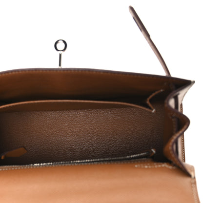 Hermes Epsom Kelly Sellier 25 Gold 5 of 11