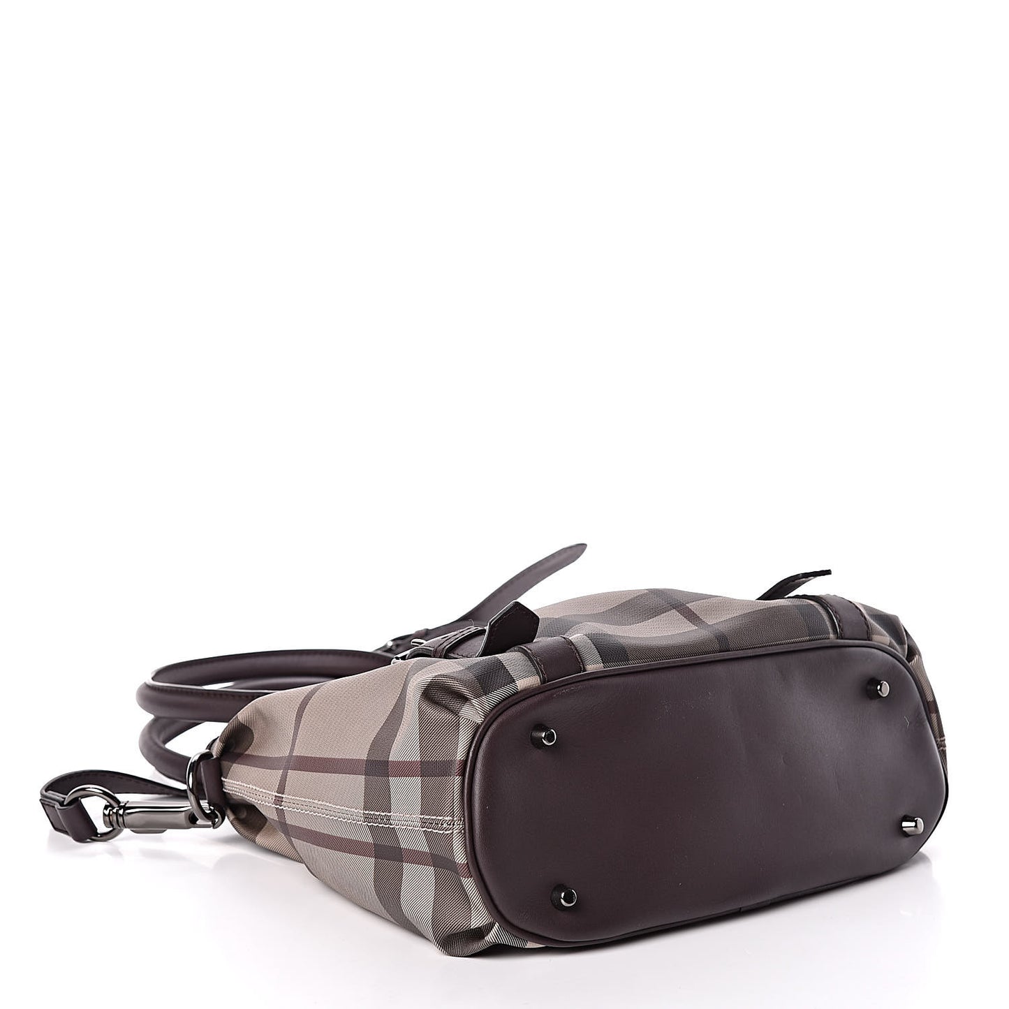 Smoked Check Small Northfield Tote Plum