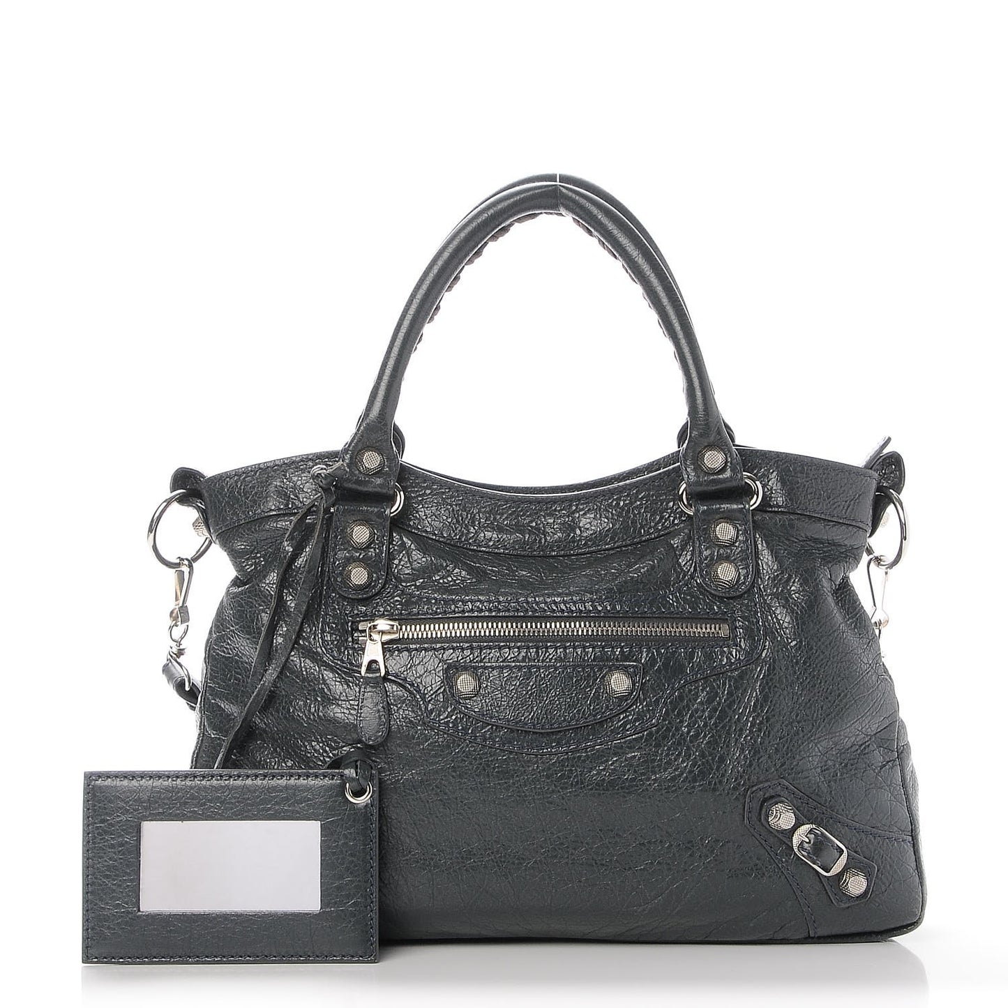 Agneau Giant 12 Silver Hardware Town Gris Tarmac