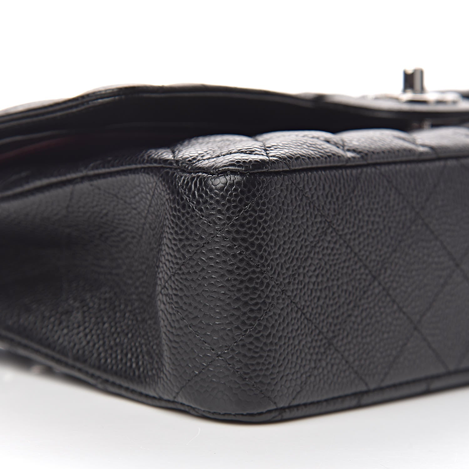 Chanel Caviar Quilted Medium Double Flap Black 8 of 11