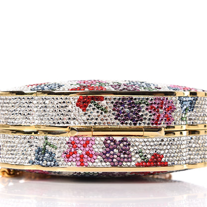 Judith Leiber Swarovski Crystal Floral Miniaudiere Clutch Multicolor 7 of 8