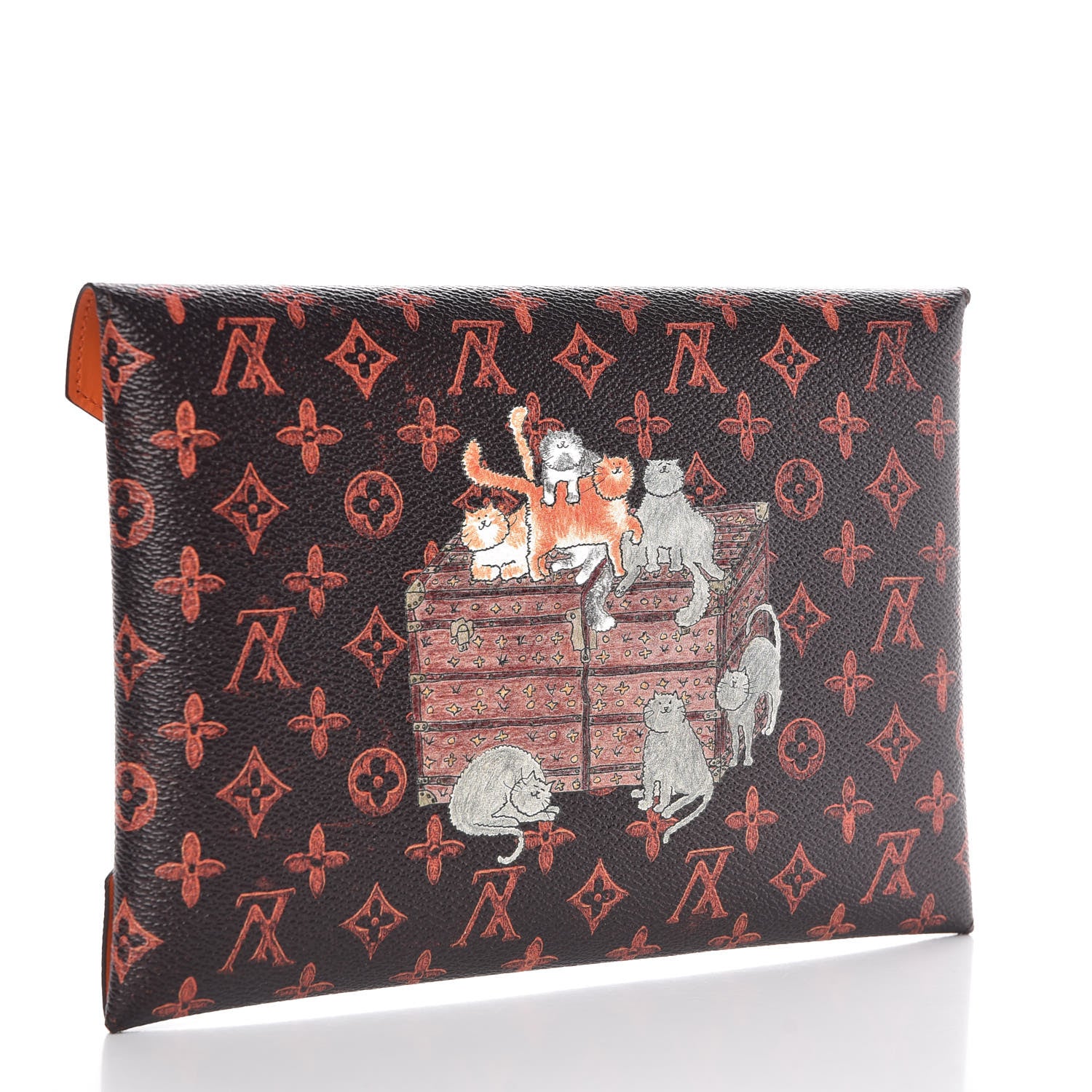 Louis Vuitton Catogram Large Kirigami Pochette Marron 3 of 7