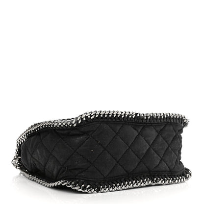 Stella McCartney Shaggy Deer Quilted Falabella Shoulder Bag Black 4 of 11