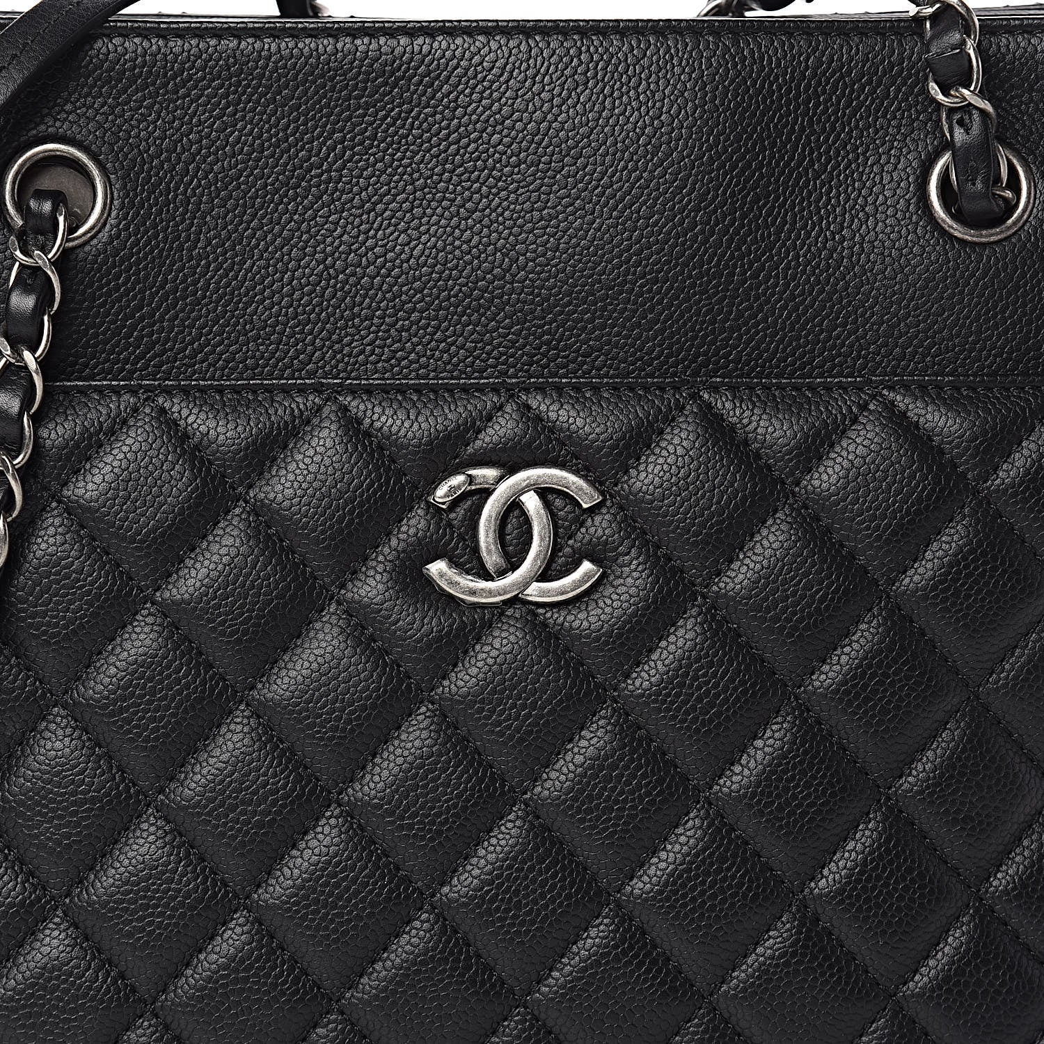 Chanel Caviar Quilted Urban Companion Shopping Tote Black 11 of 11