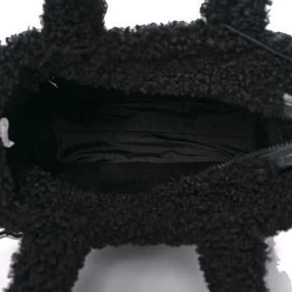 Marc Jacobs Polyester Cotton Mini The Teddy Traveler Tote Bag Black 5 of 10