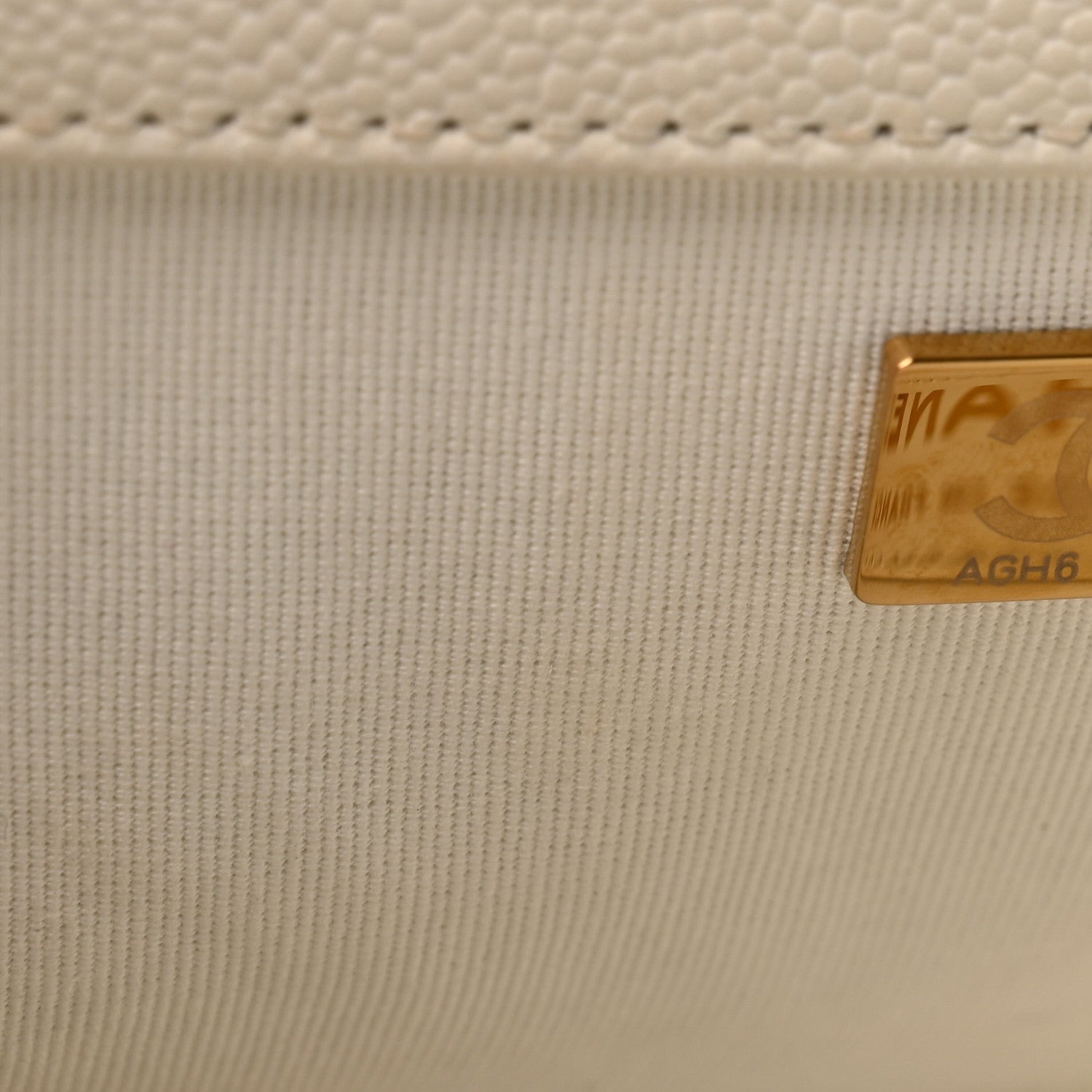 Chanel Caviar Quilted Medium Boy Flap White 7 of 14