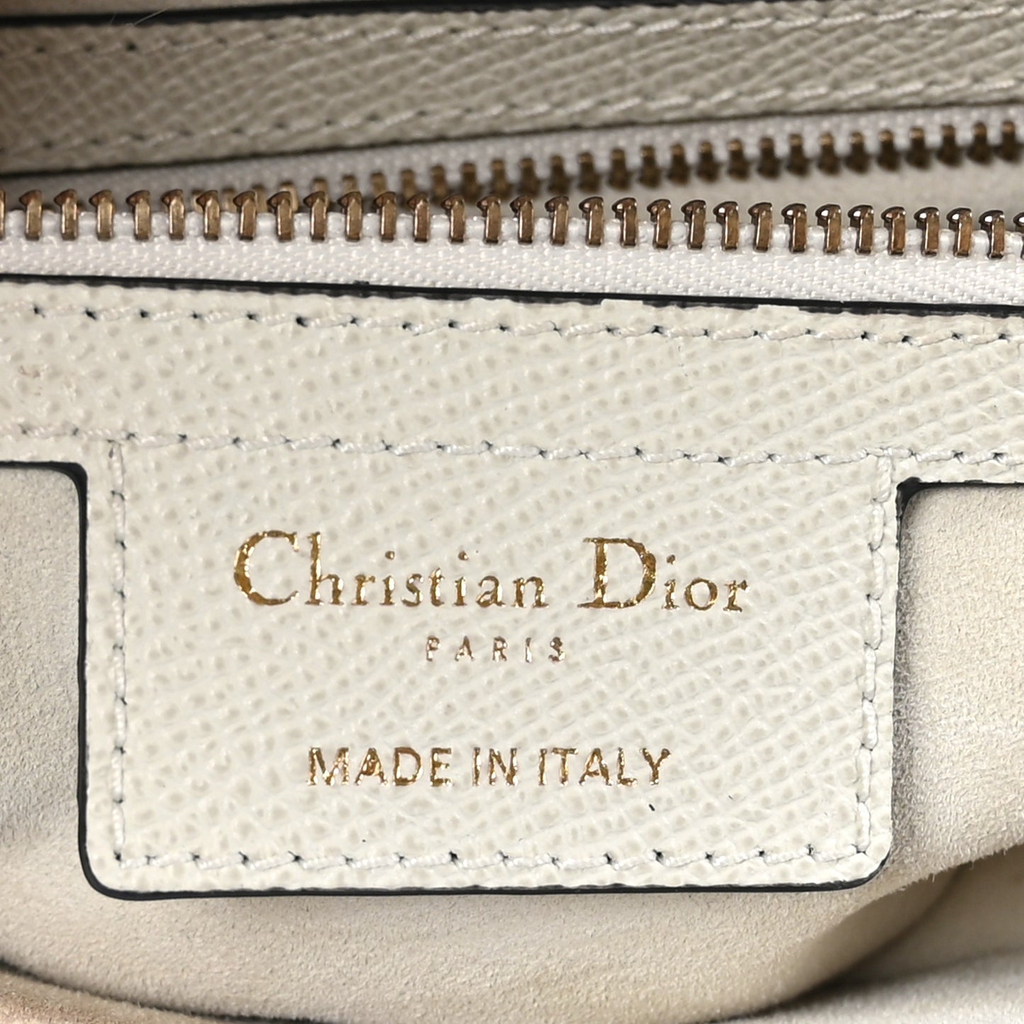 Grained Calfskin Saddle Bag With Strap Latte
