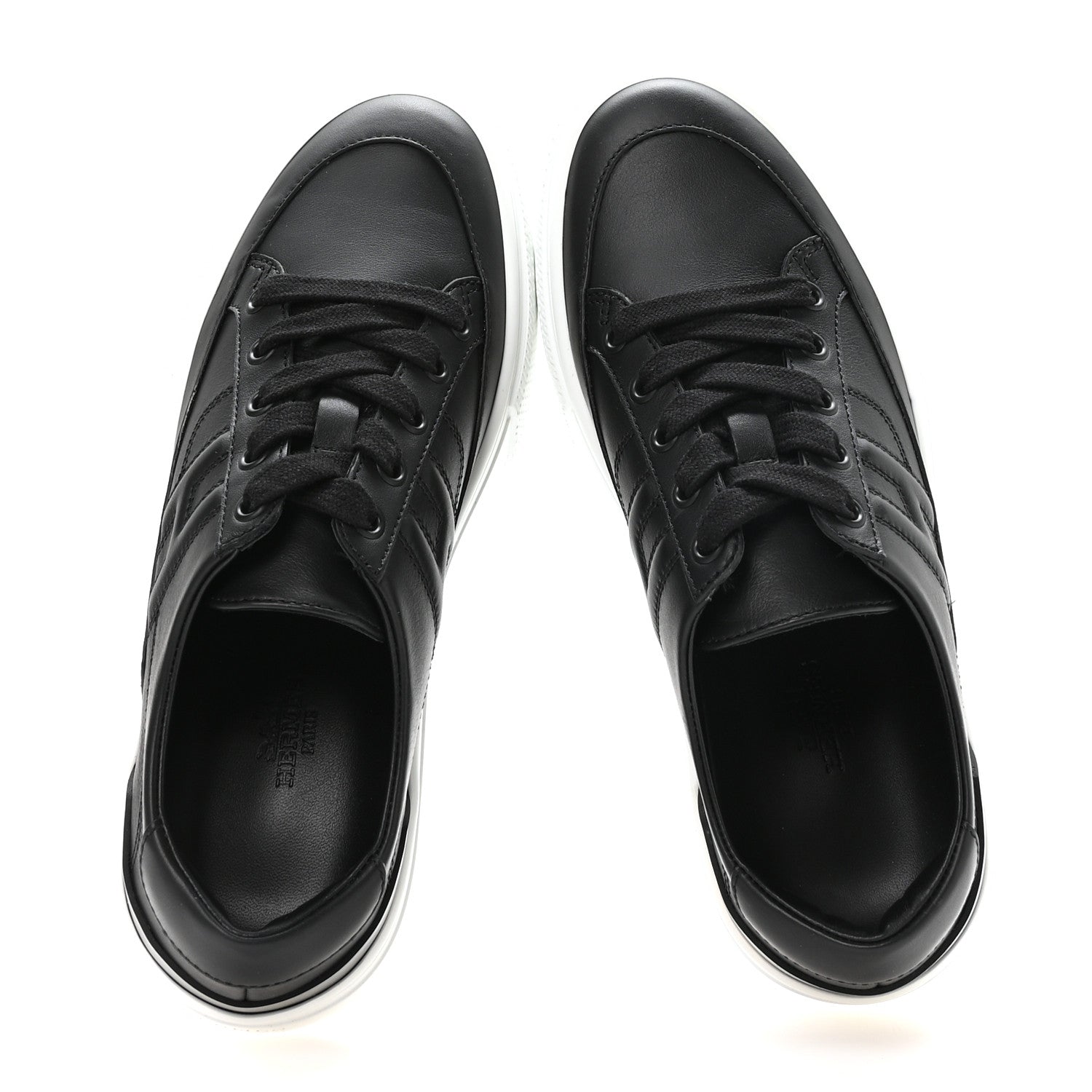 Hermes Calfskin Deep Sneakers 36 Black 1831991 – FASHIONPHILE