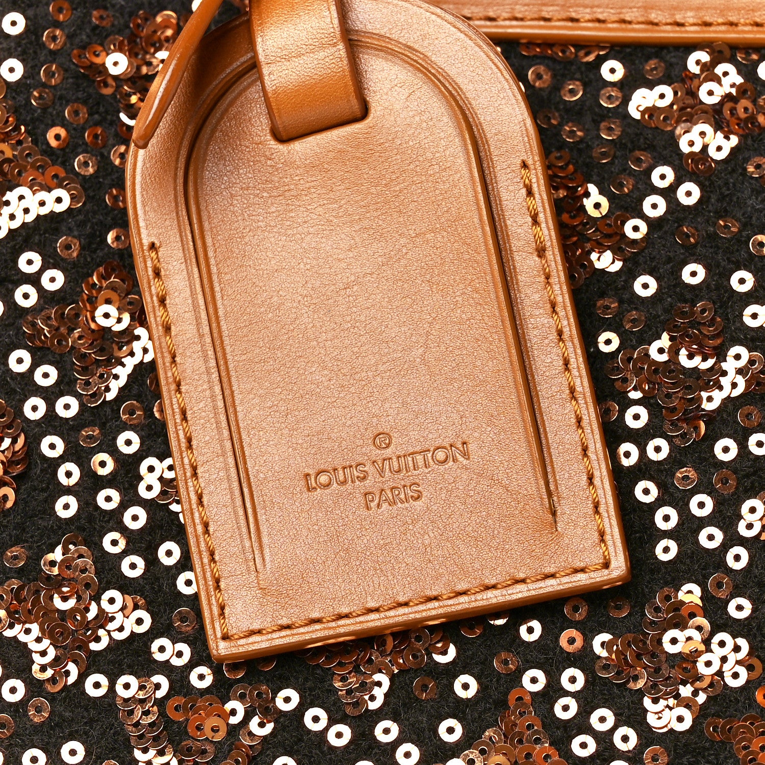Louis Vuitton Sequin Monogram Sunshine Express North South Gold 8 of 12