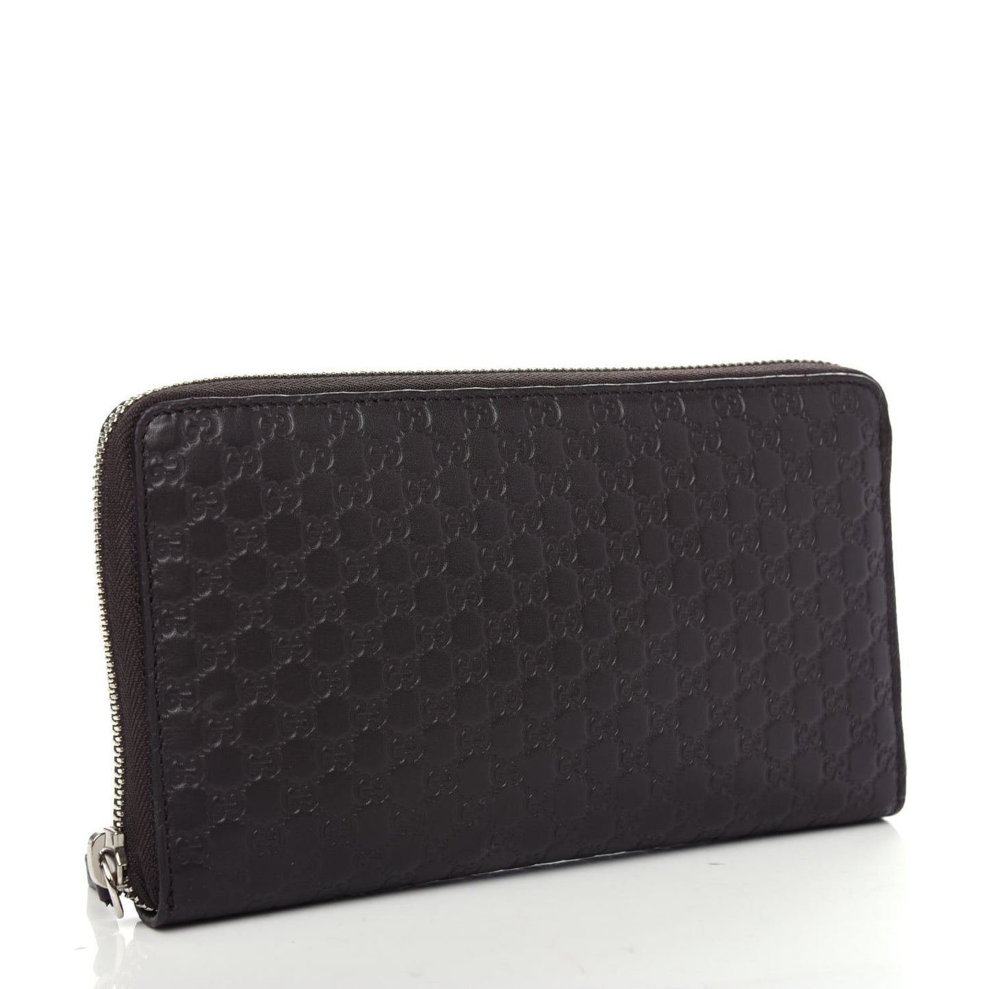 Microguccissima Large Zip Around Organizer Wallet Testa di Moro